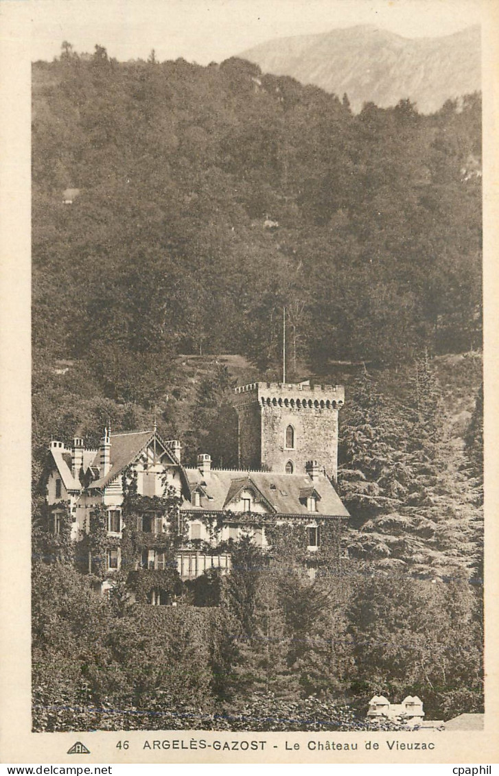 CPA Argeles Gazost Le Chateau de Vieuzac