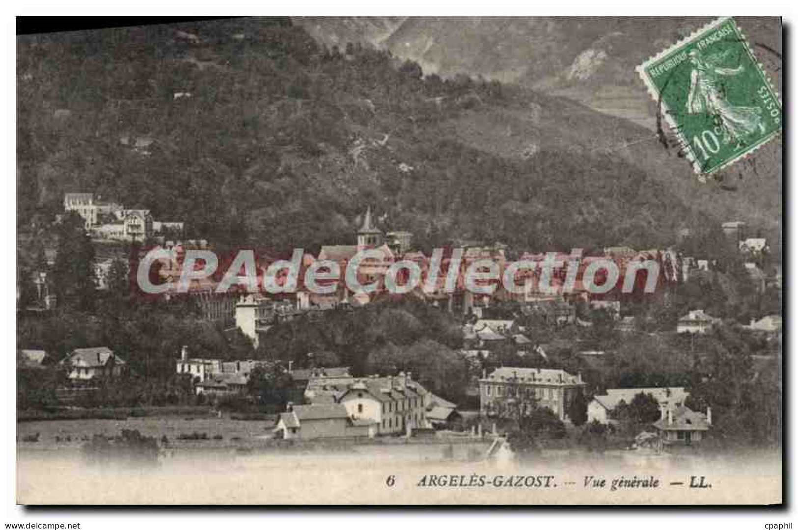 CPA Argeles Gazost Vue Generale