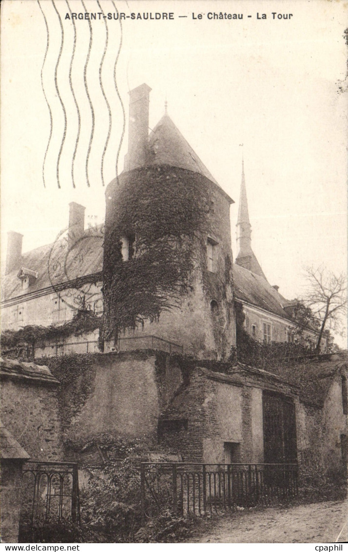 CPA ARGENT-SUR-SAULDRE le château