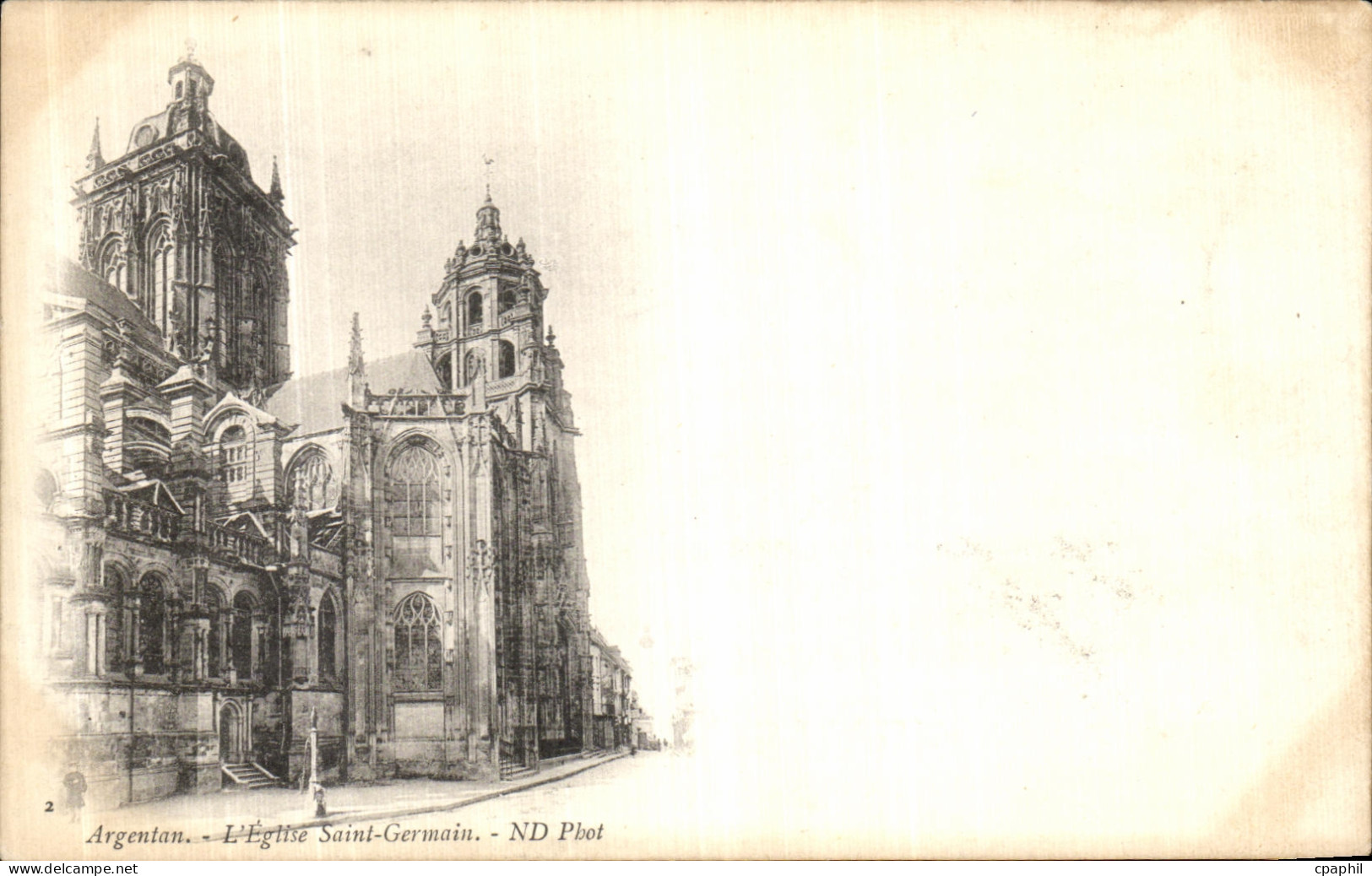 CPA Argentan Eglise Saint Germain