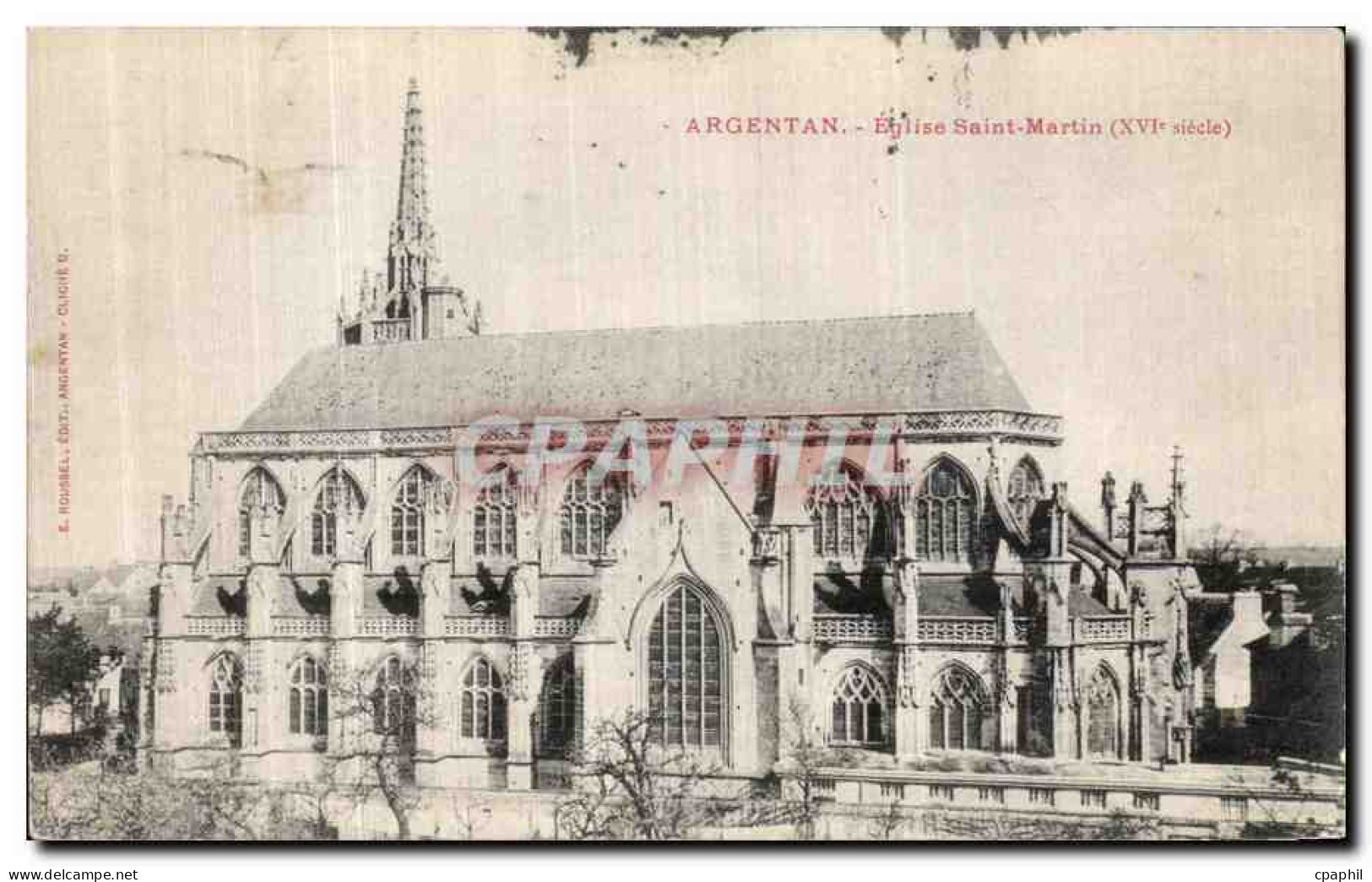CPA Argentan Eglise Saint Martin