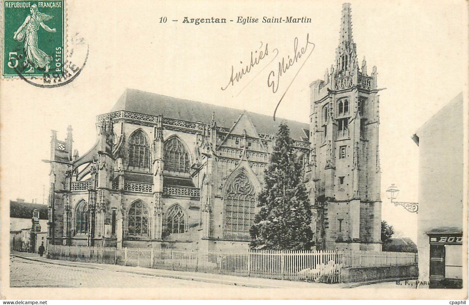 CPA Argentan Eglise Saint Martin