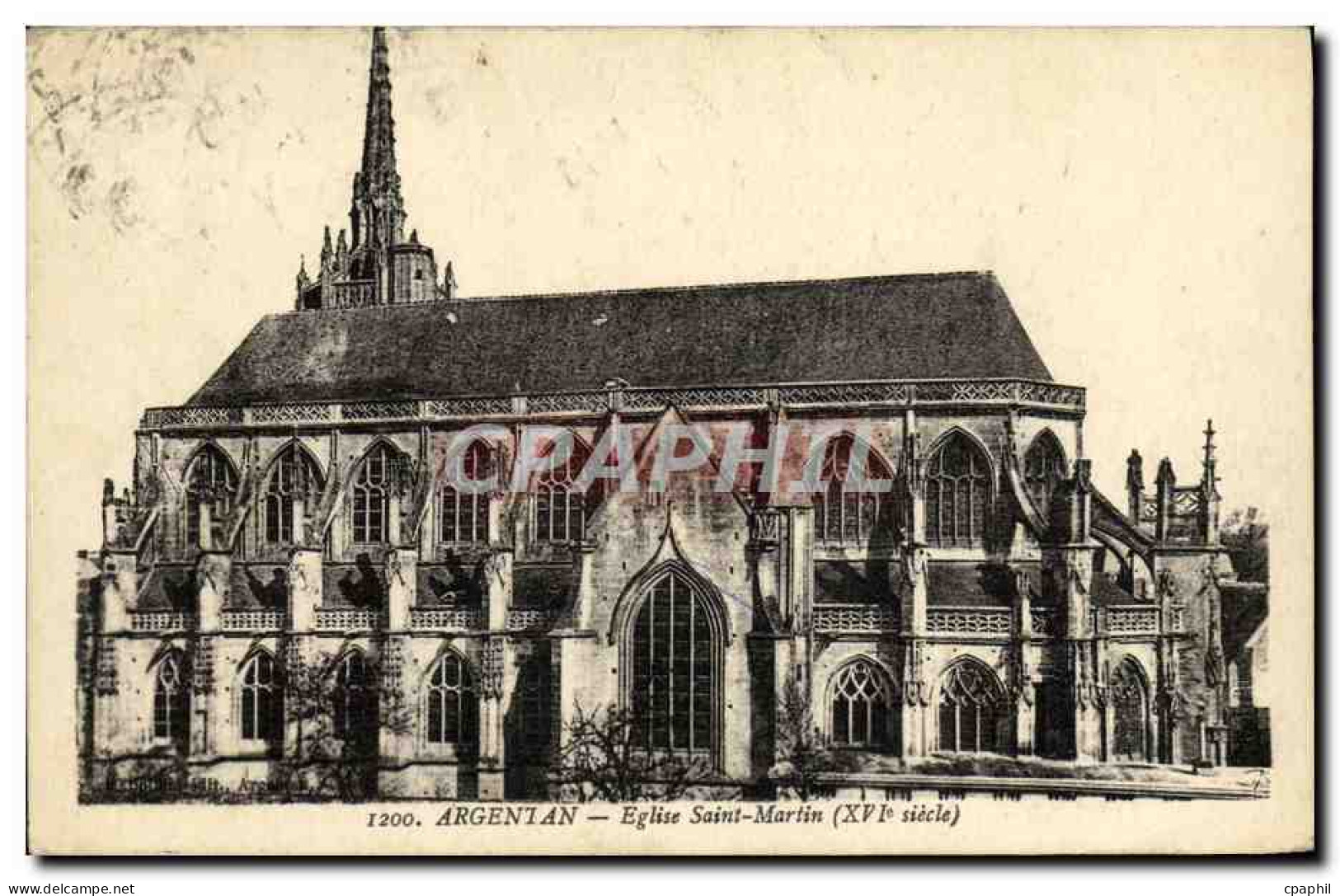 CPA Argentan Eglise Saint Martin