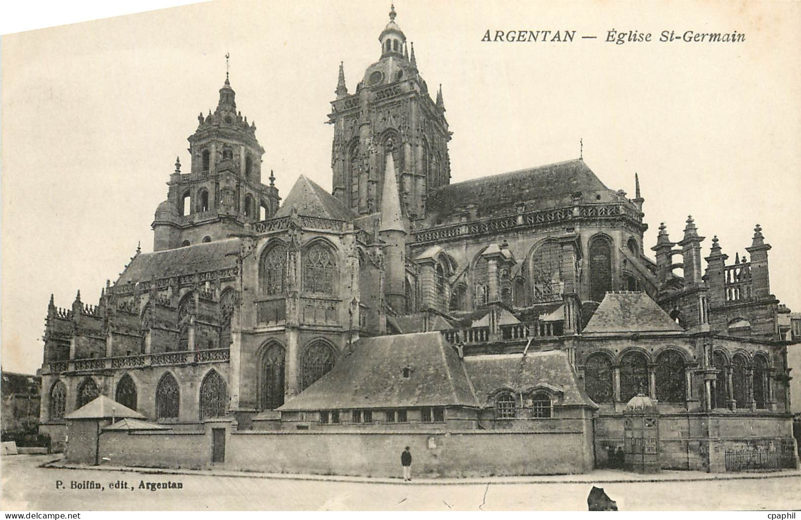CPA Argentan Eglise St Germain