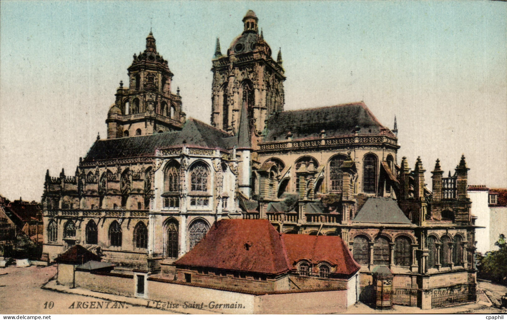CPA Argentan l'Eglise Saint Germain