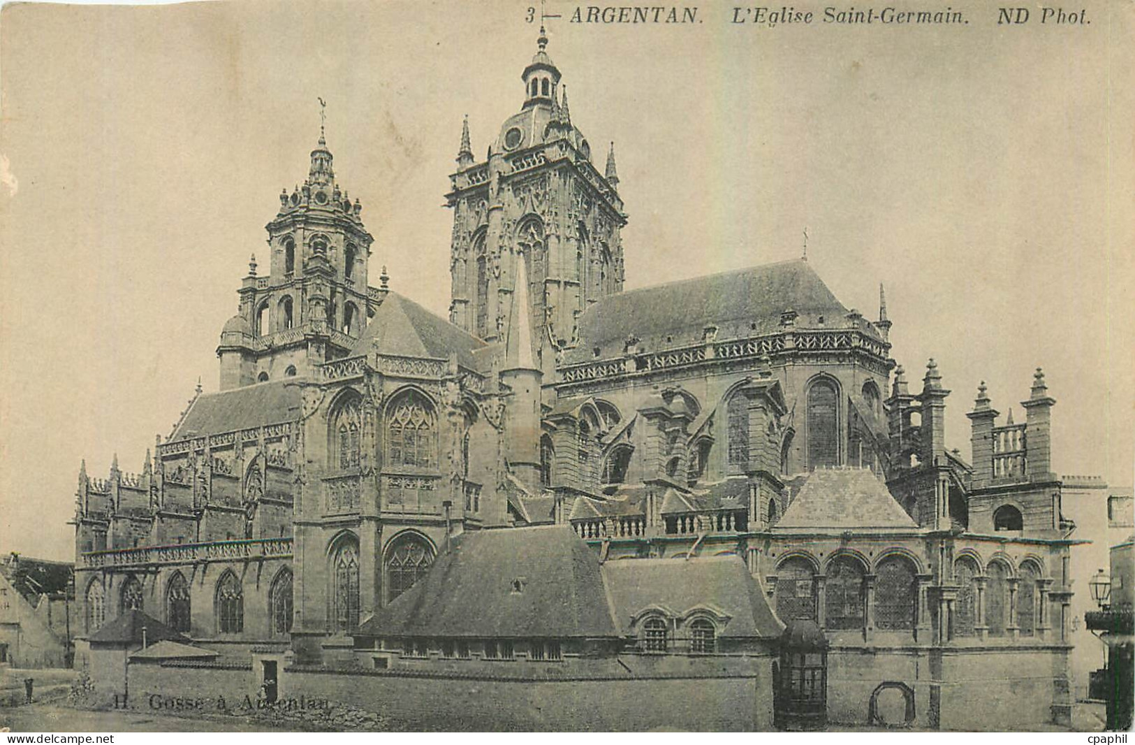 CPA Argentan l'Eglise Saint Germain