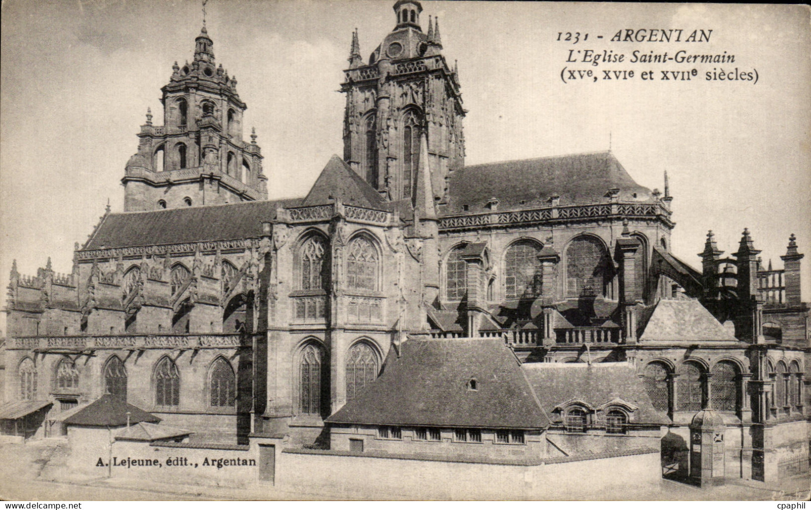 CPA Argentan L'Eglise Saint Germain