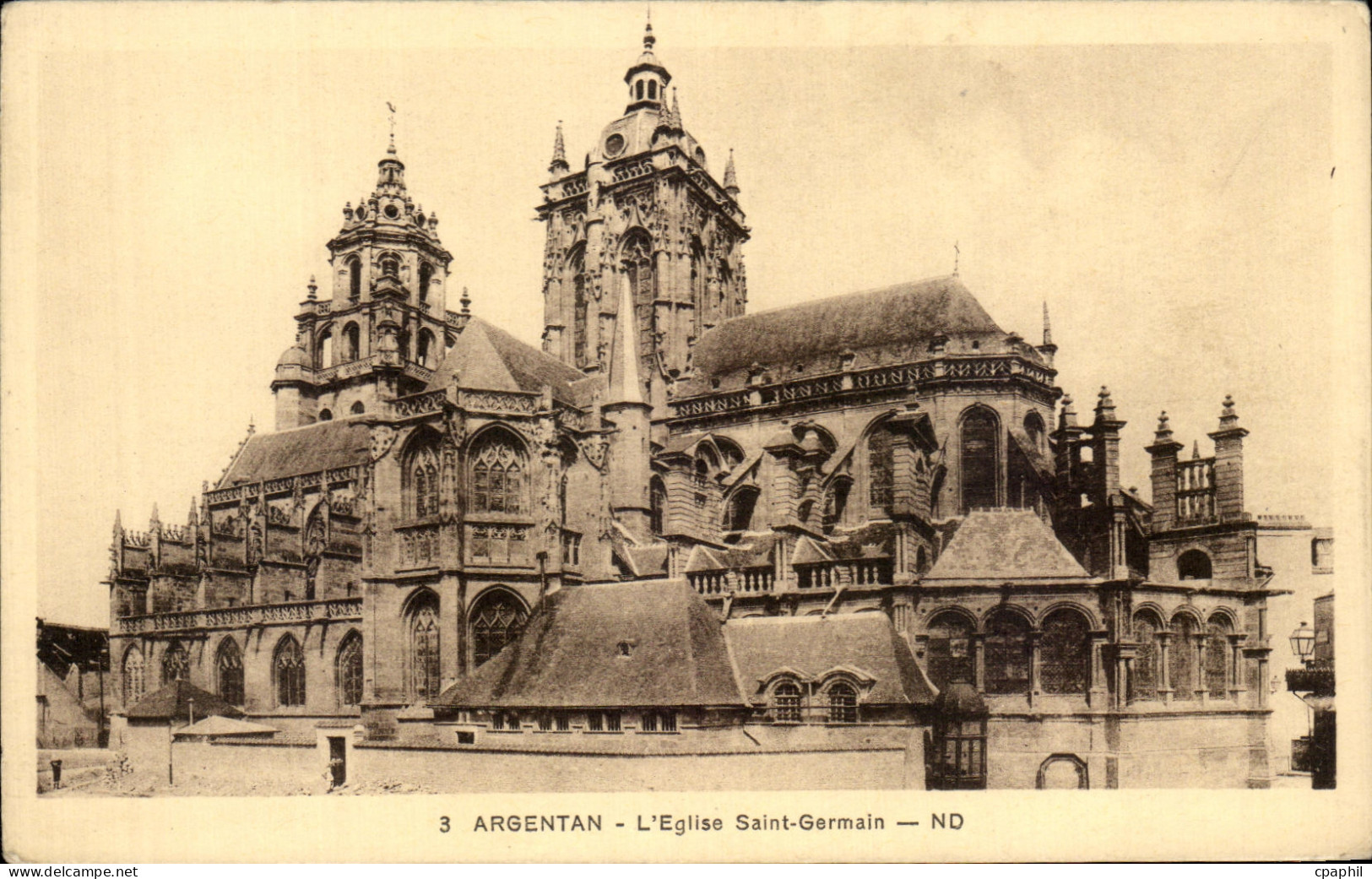 CPA Argentan L'Eglise Saint Germain