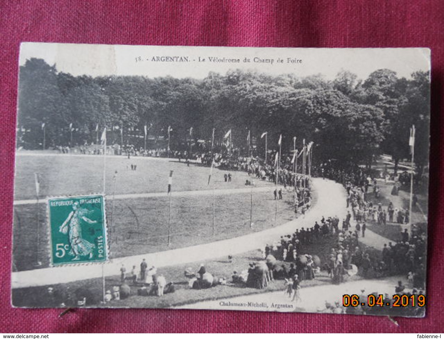 CPA - Argentan - Le Vélodrome du Champ de Foire