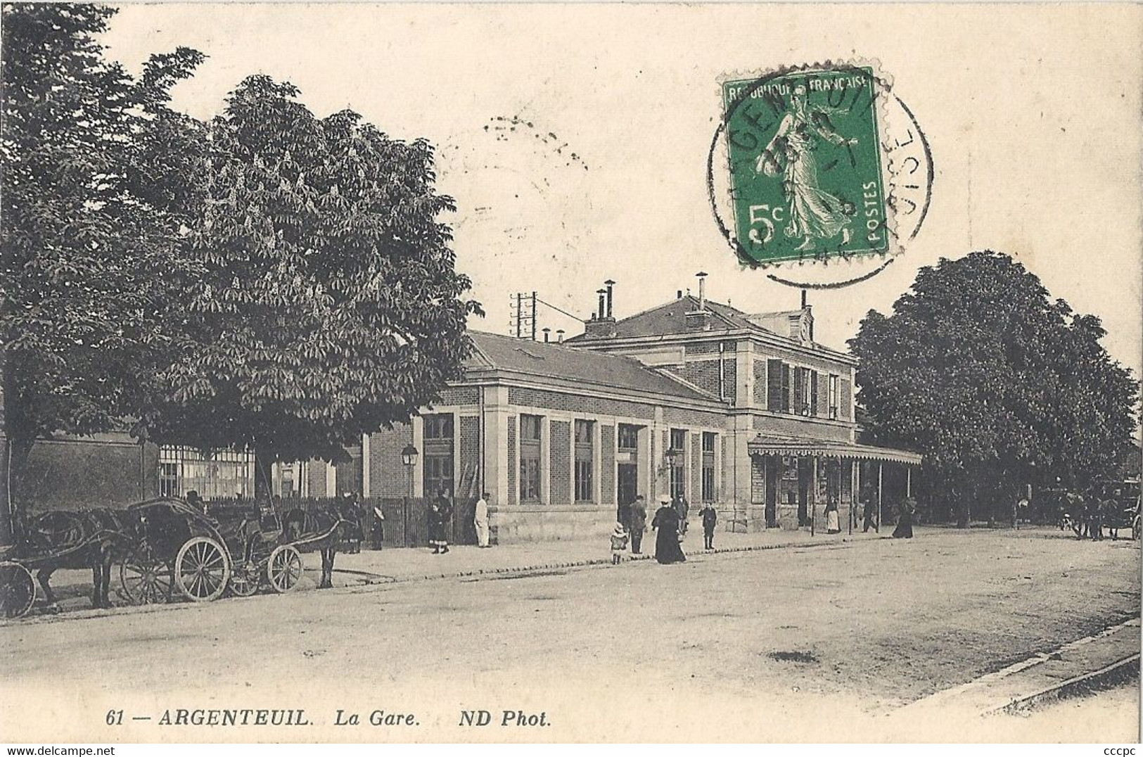 CPA Argenteuil La Gare