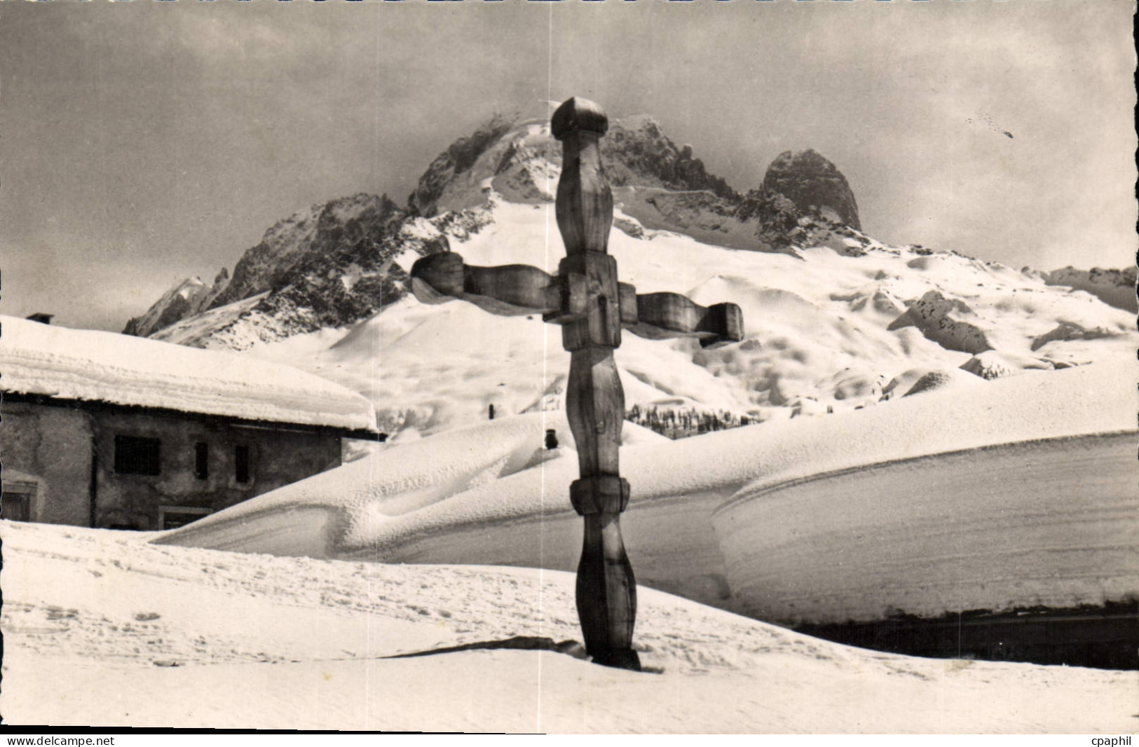 CPA Argentiere en hiver La Verte