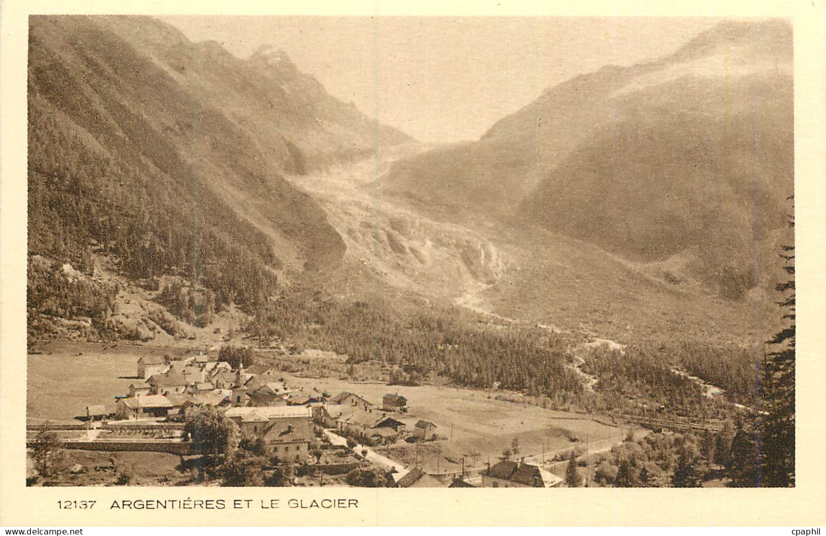 CPA Argentieres et le Glacier
