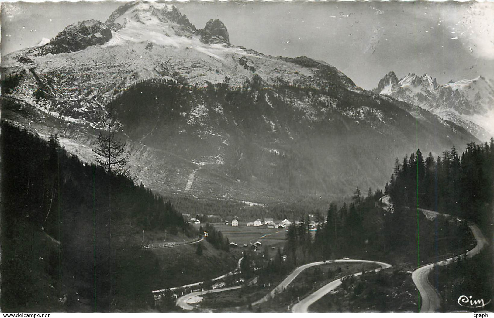 CPA ARGENTIERES-(Ht Savoie) Les Lacets du Col des Montets