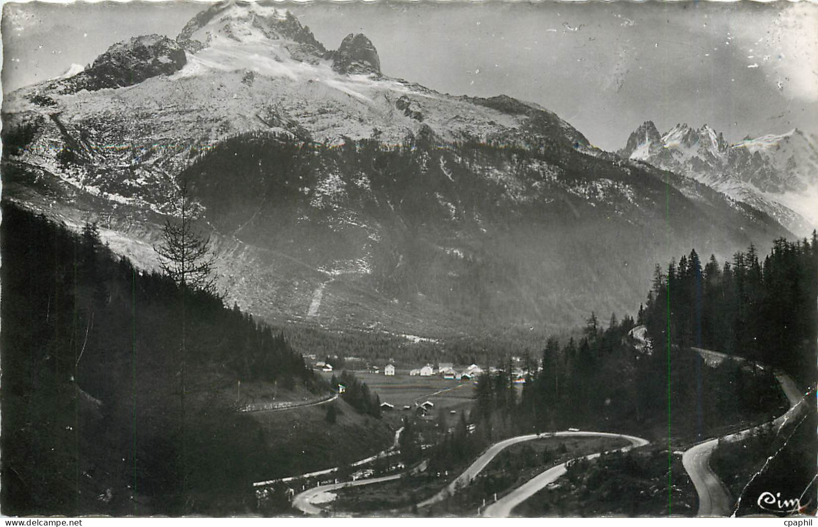 CPA ARGENTIERES-(Ht Savoie) Les Lacets du Col des Montets