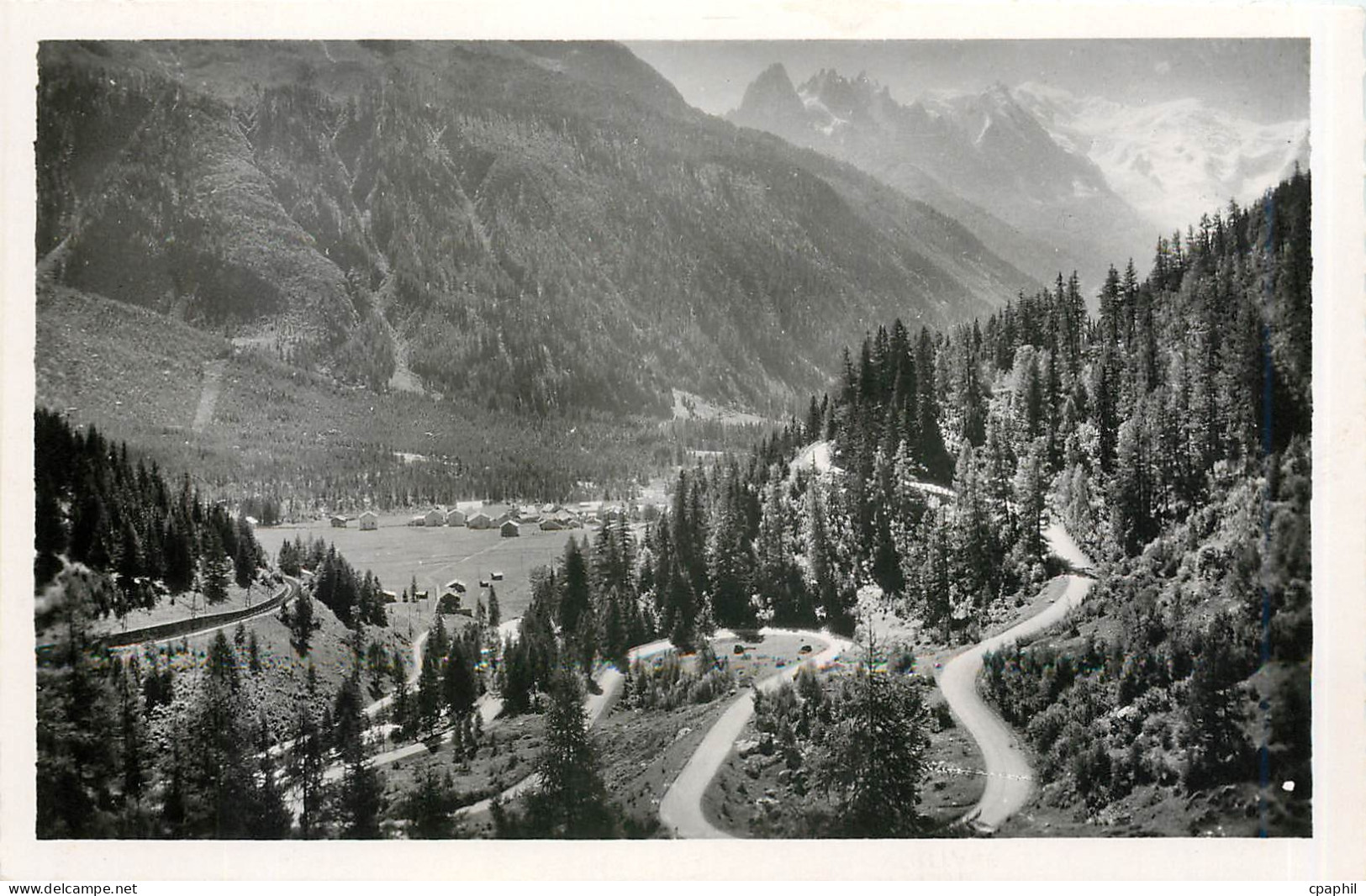 CPA ARGENTIERESRoute du Col des Montels et le Mont Blanc
