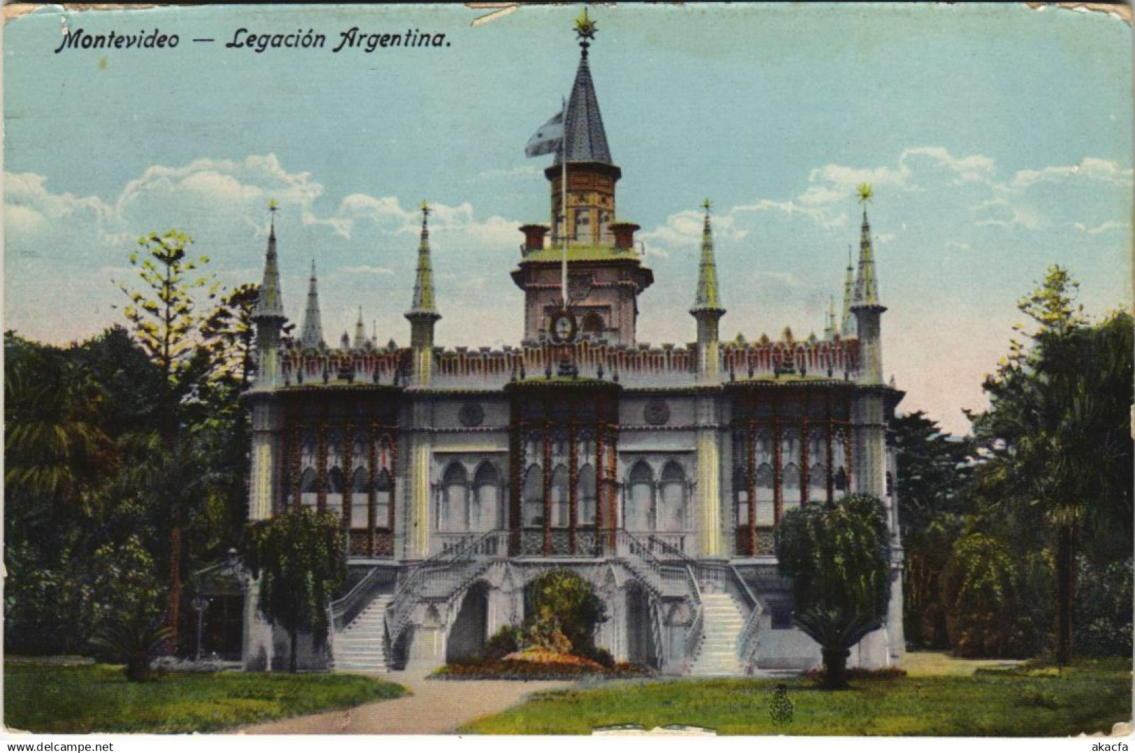 CPA ARGENTINA Legacion Argentina Montevideo (1057698)