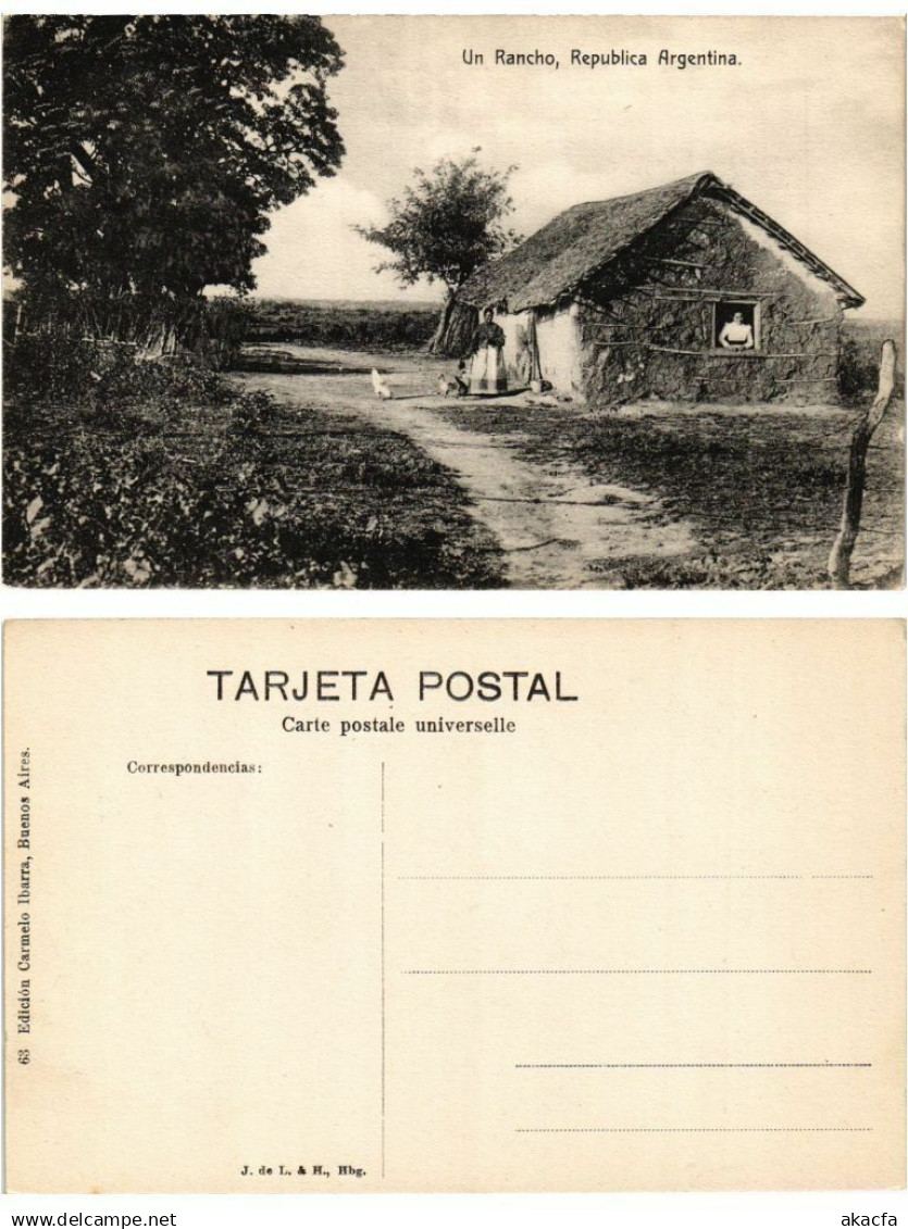 CPA ARGENTINA-Un Rancho, Republica Argentina (349961)