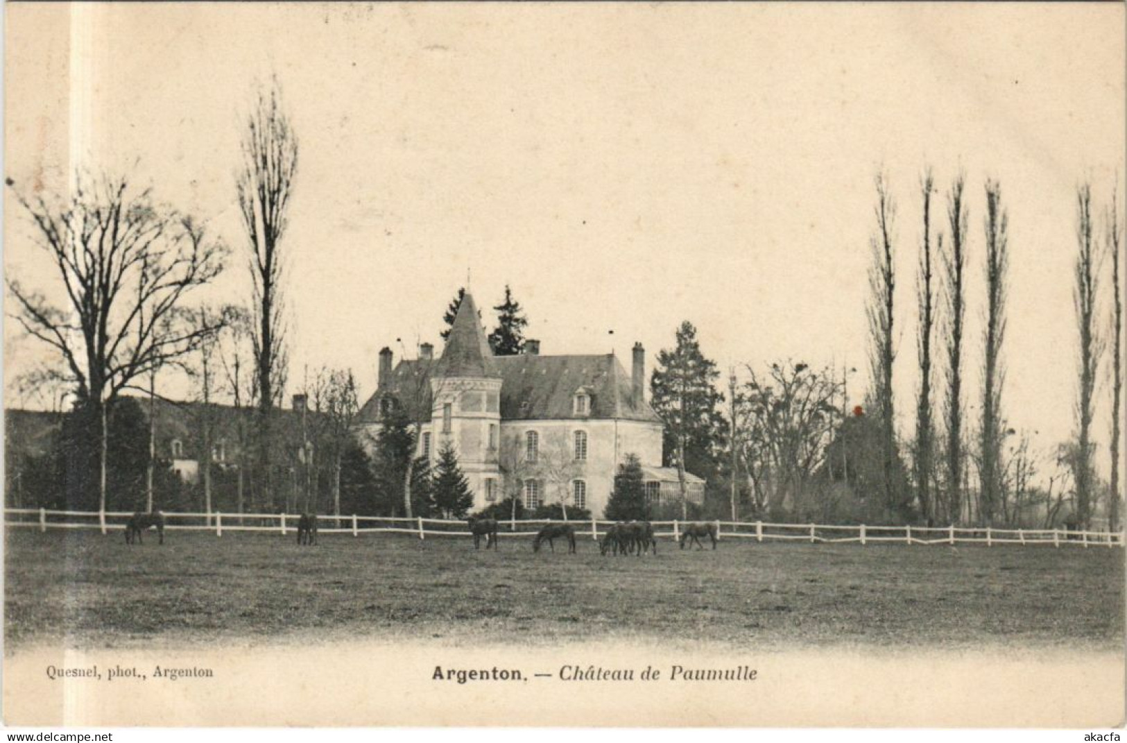 CPA Argenton Chateau de Paumulle FRANCE (1170806)