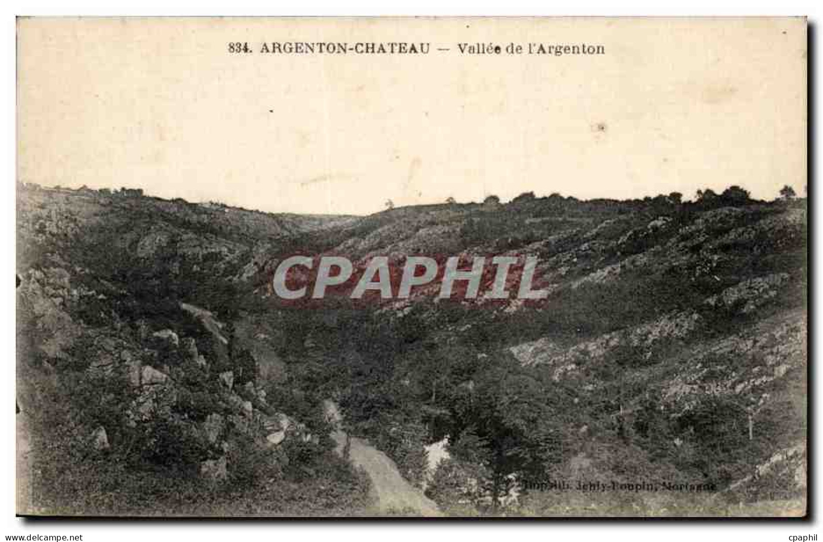 CPA Argenton Chateau Vallee de l'Argenton