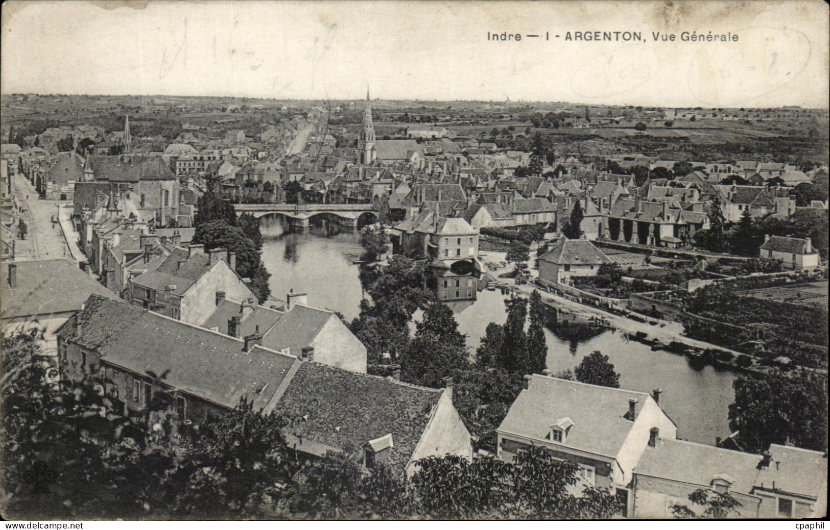 CPA Argenton Vue Generale