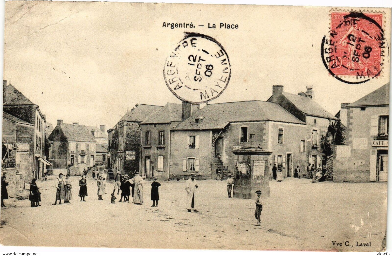 CPA Argentré - La Place (195074)