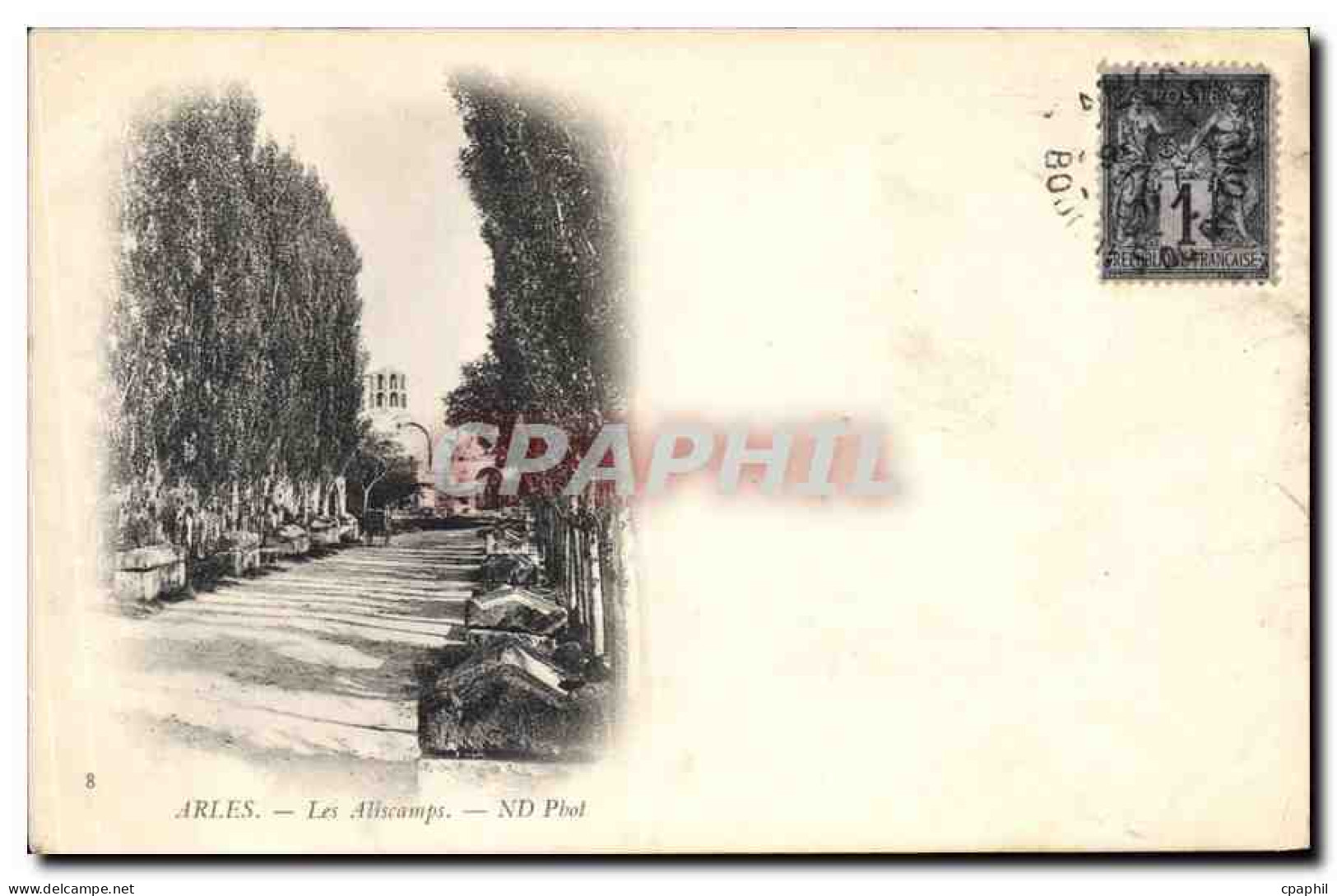 CPA Arles Les Aliscamps