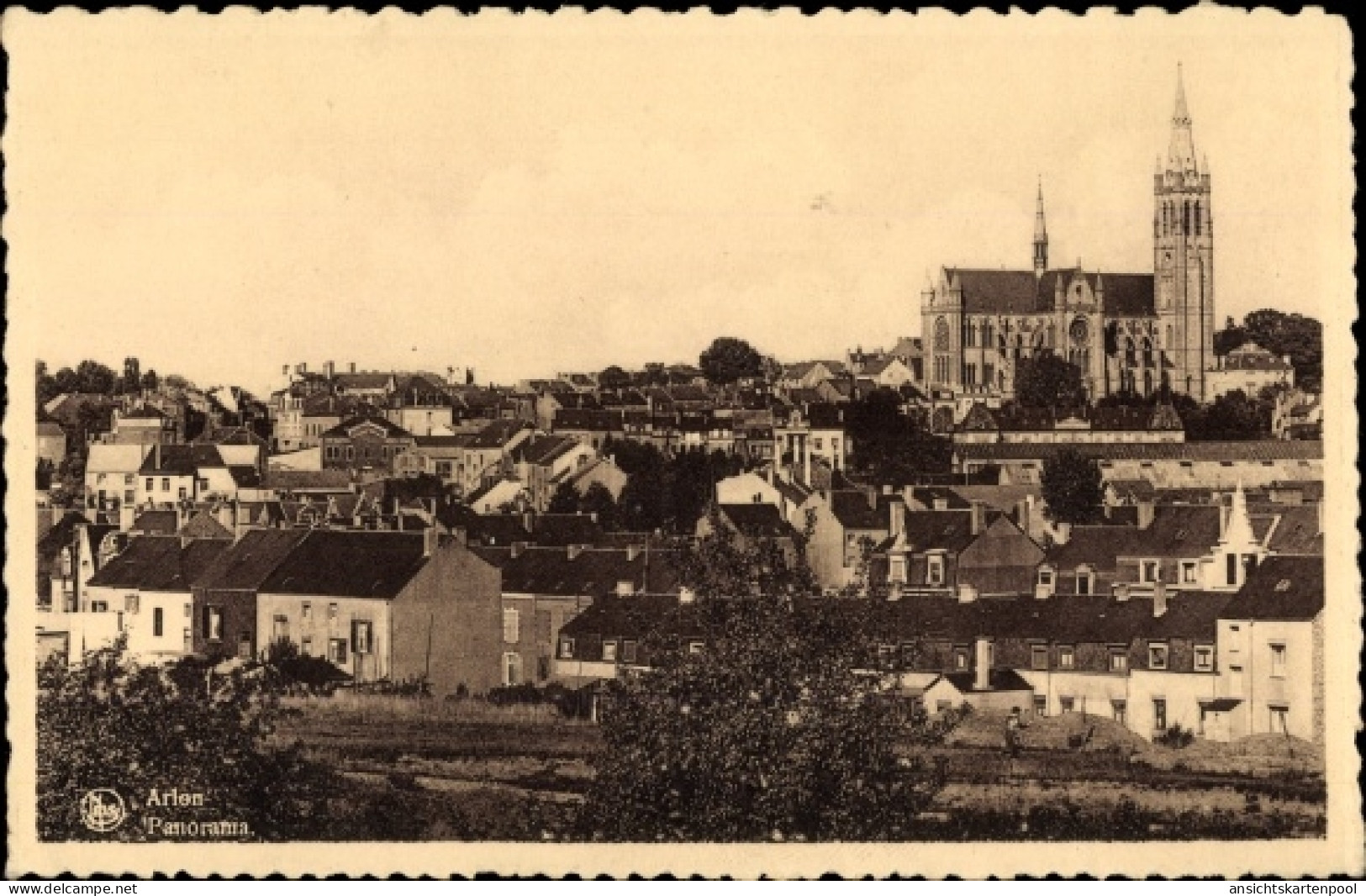 CPA Arlon Aarlen Wallonie Luxemburg, Gesamtansicht