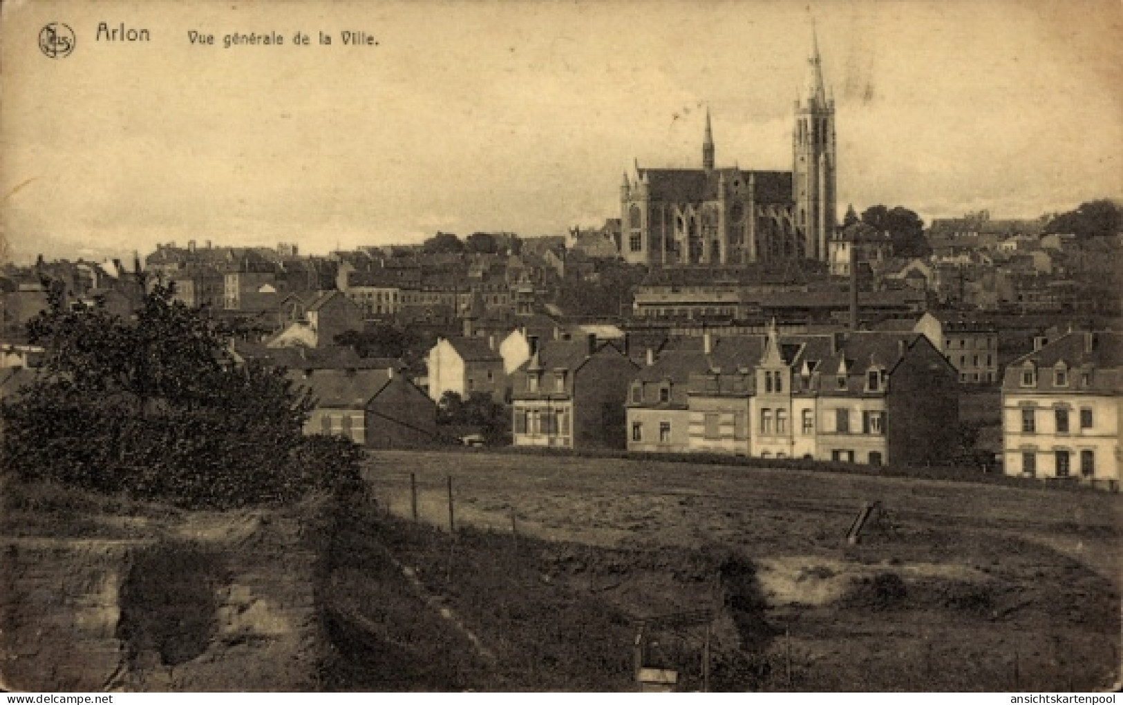 CPA Arlon Aarlen Wallonien Luxemburg, Gesamtansicht