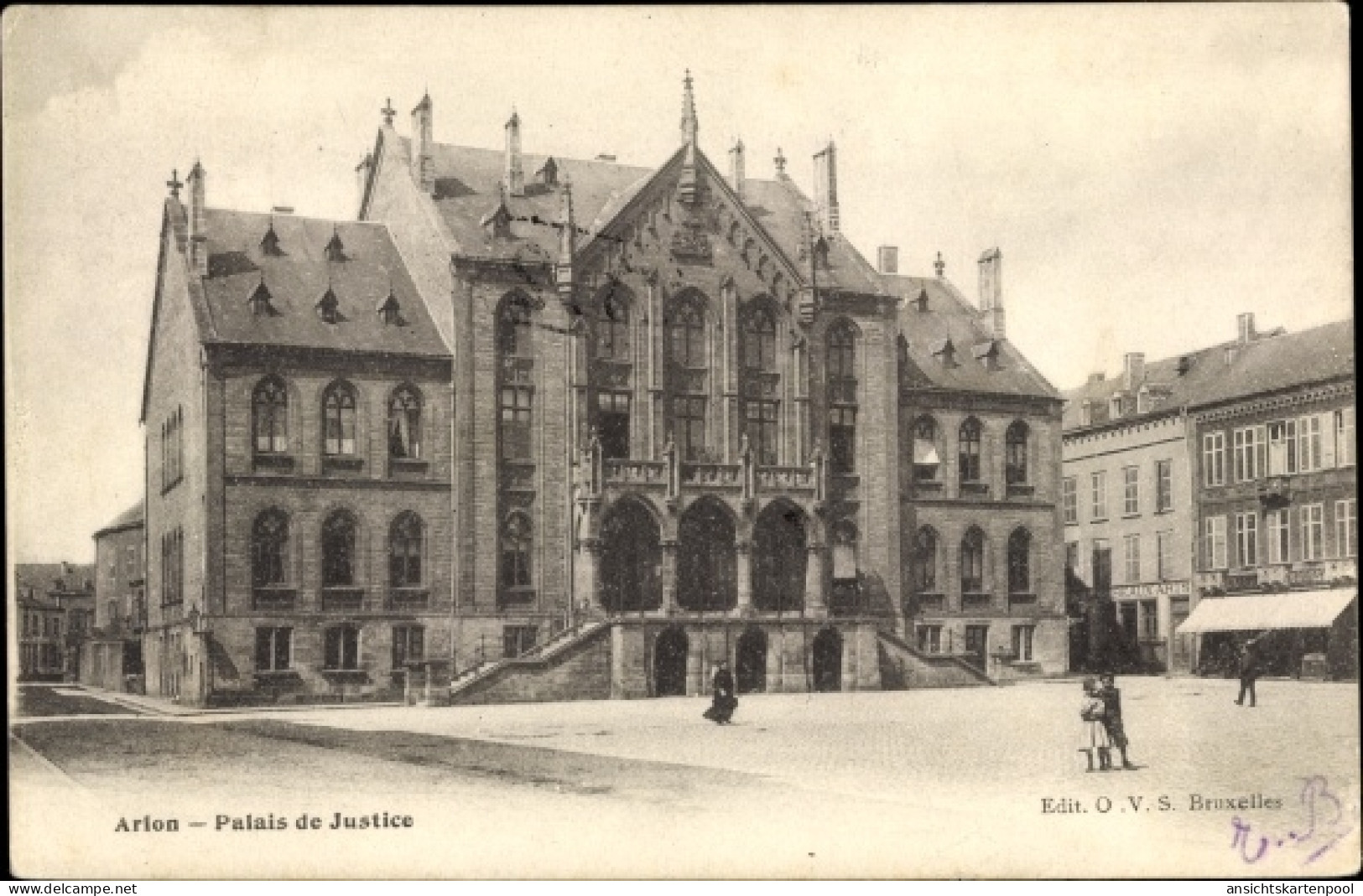 CPA Arlon Aarlen Wallonien Luxemburg, Justizpalast