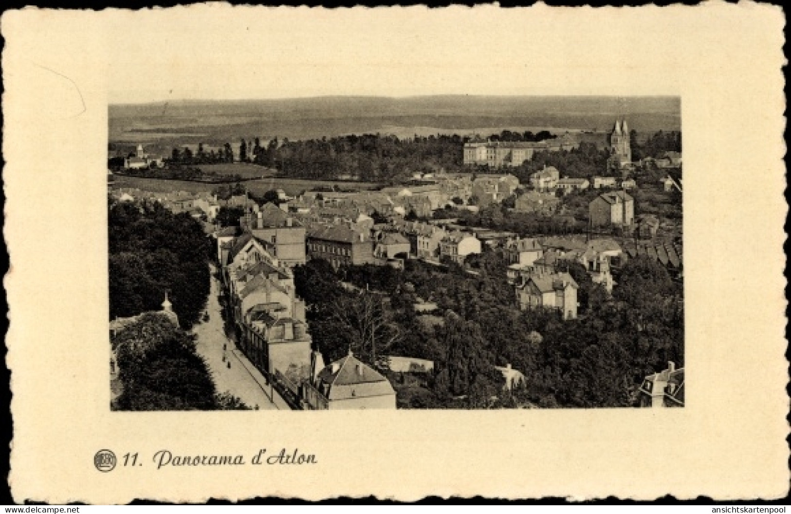 CPA Arlon Aarlen Wallonien Luxemburg, Panorama