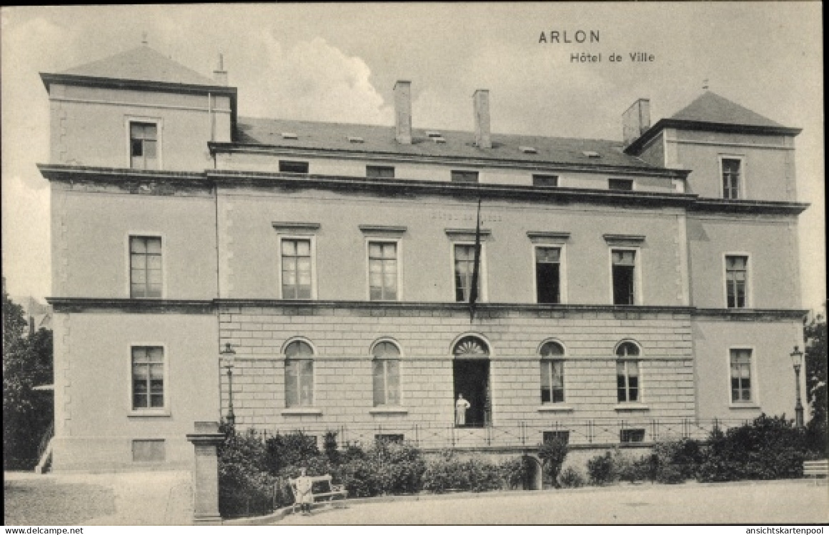 CPA Arlon Aarlen Wallonien Luxemburg, Rathaus