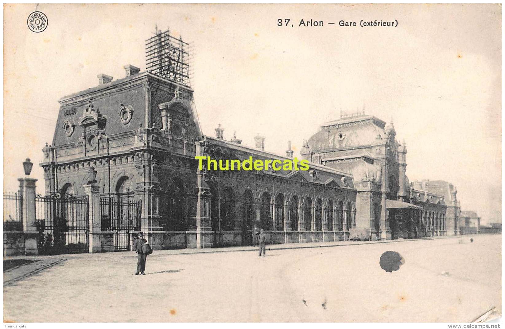 CPA  ARLON GARE EXTERIEUR