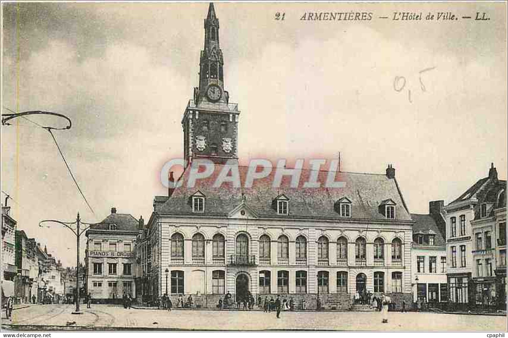 CPA Armentieres L'Hotel de Ville