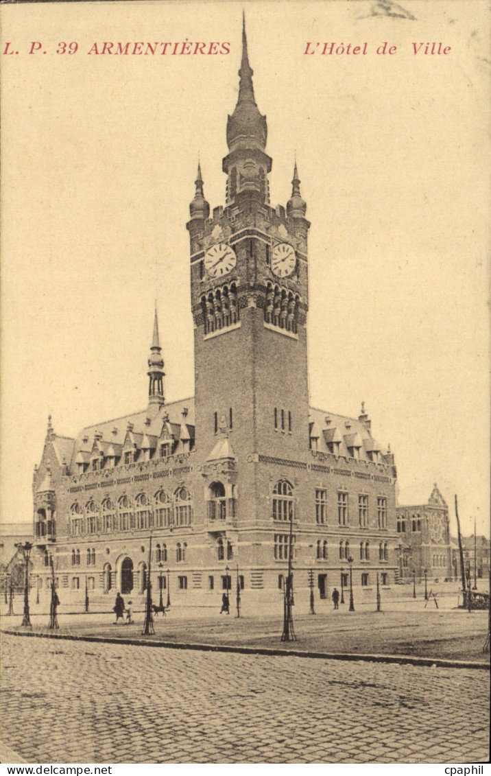 CPA Armentieres L'Hotel De Ville