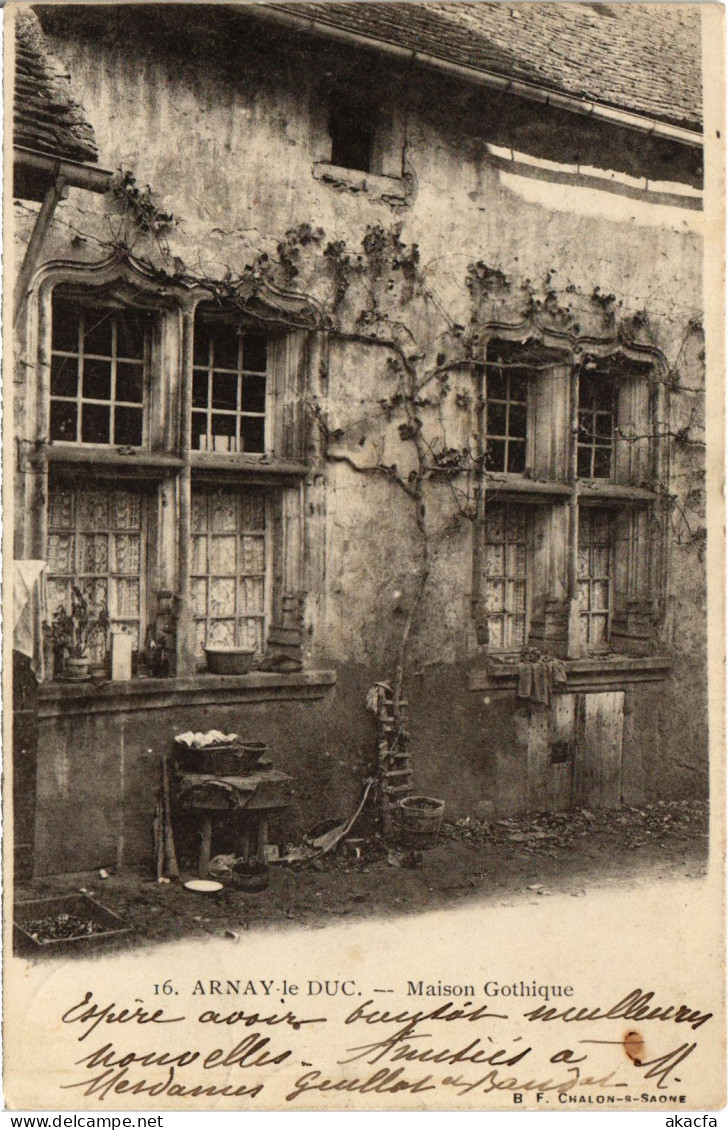 CPA Arnay-le-Duc Maison Gothique FRANCE (1374505)
