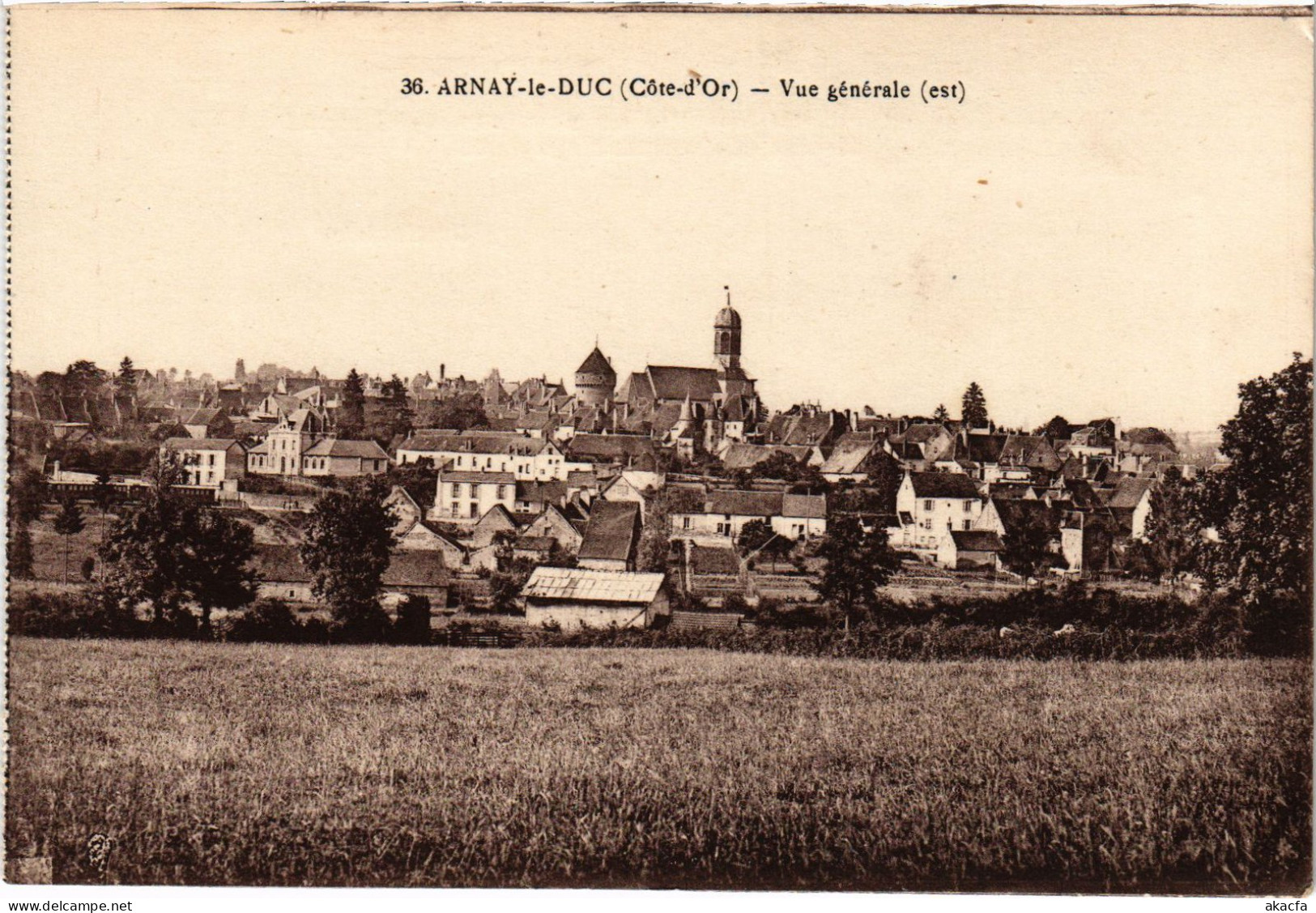 CPA Arnay-le-Duc Vue Generale FRANCE (1375461)