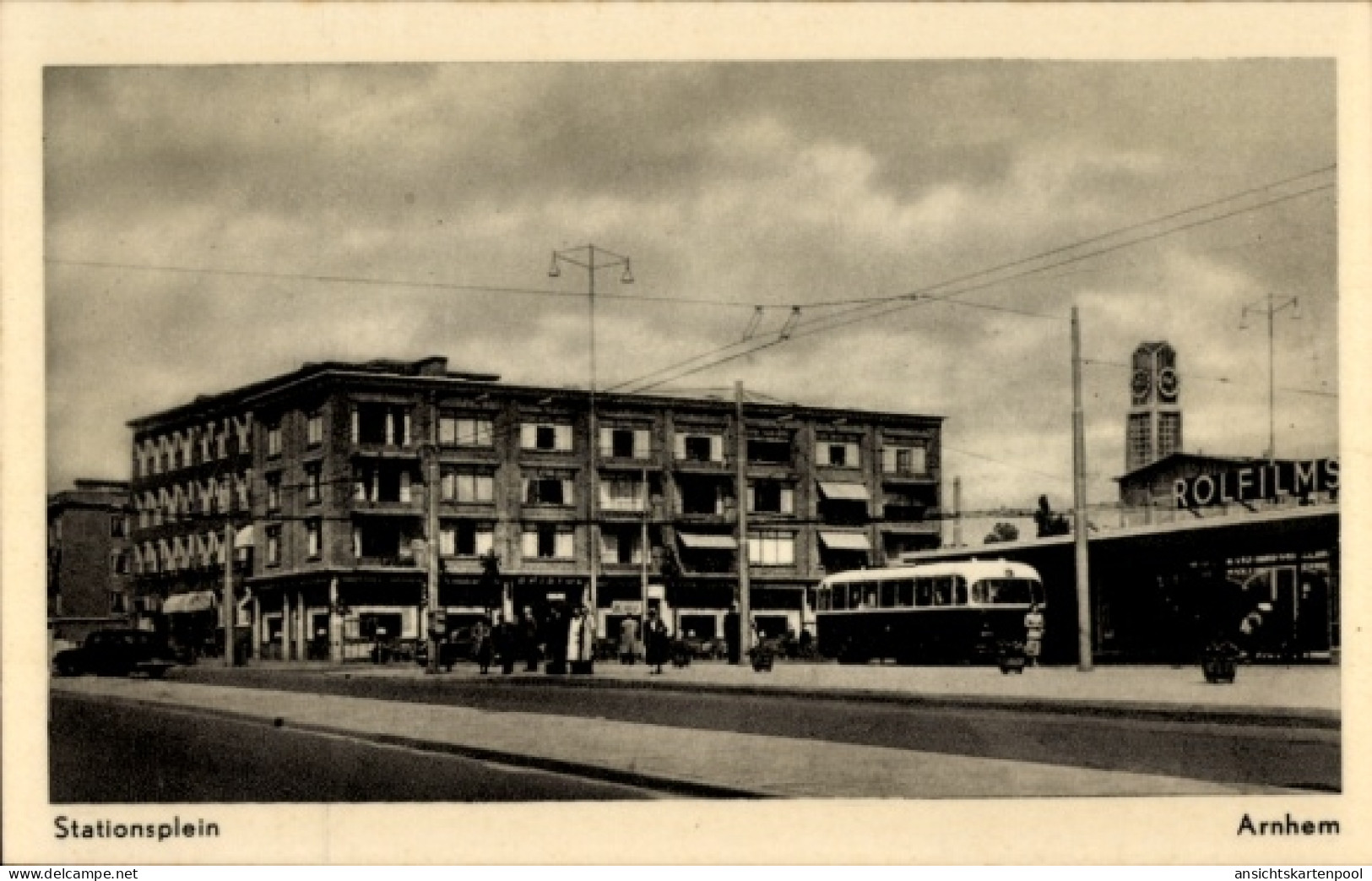 CPA Arnhem Brüssel Brüssel, Stationsplein