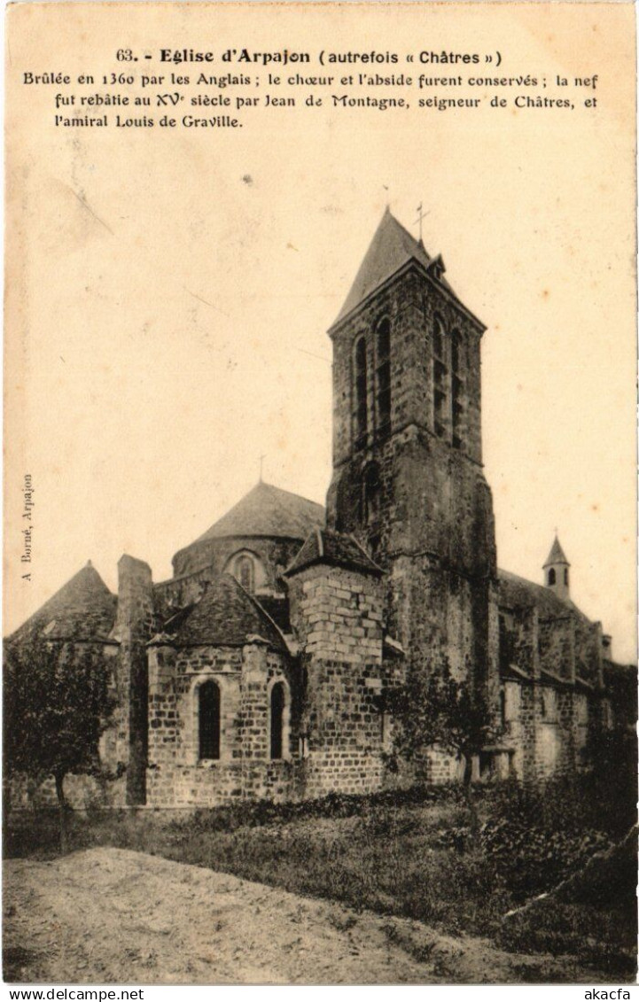 CPA Arpajon Eglise (1349979)