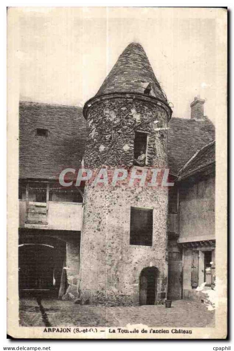 CPA Arpajon (S et O) La Tourelle de l ancien Chateau