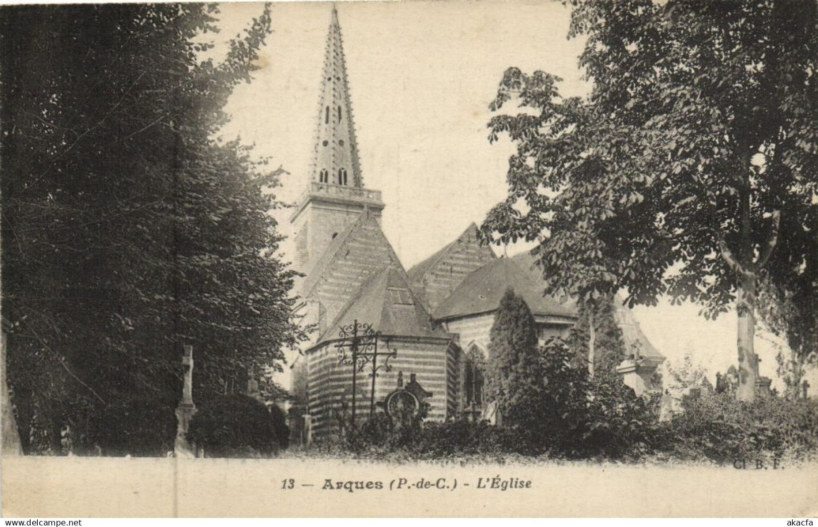 CPA ARQUES - L'Église (181034)