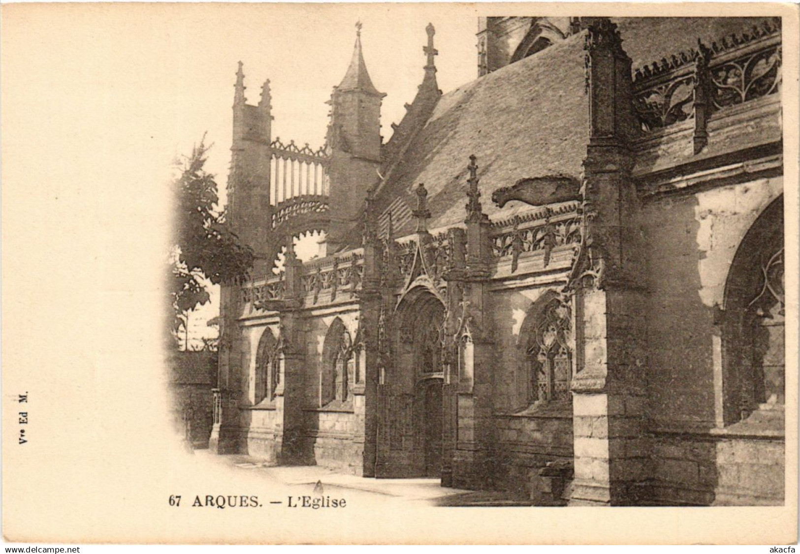 CPA ARQUES L'Église (414297)