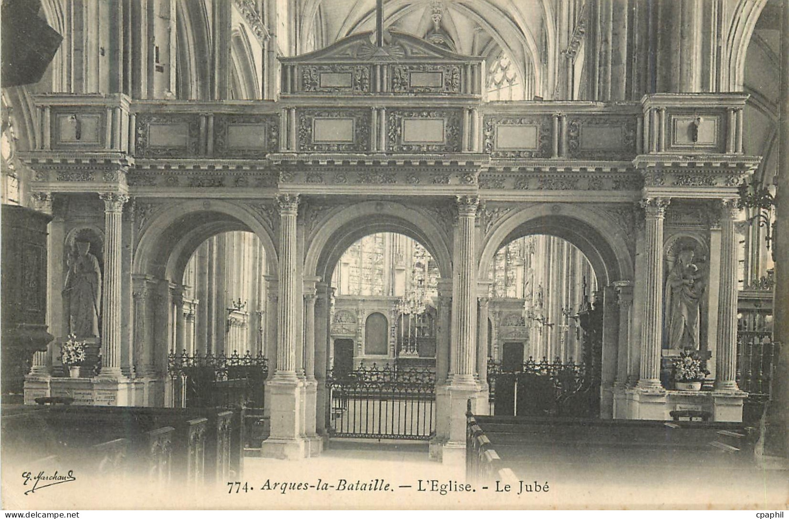CPA Arques la Bataille L'Eglise le Jube