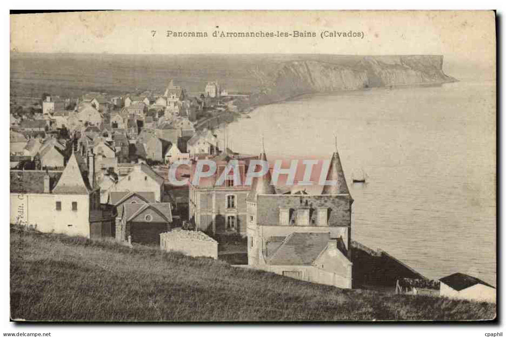 CPA Arromanches Panorama