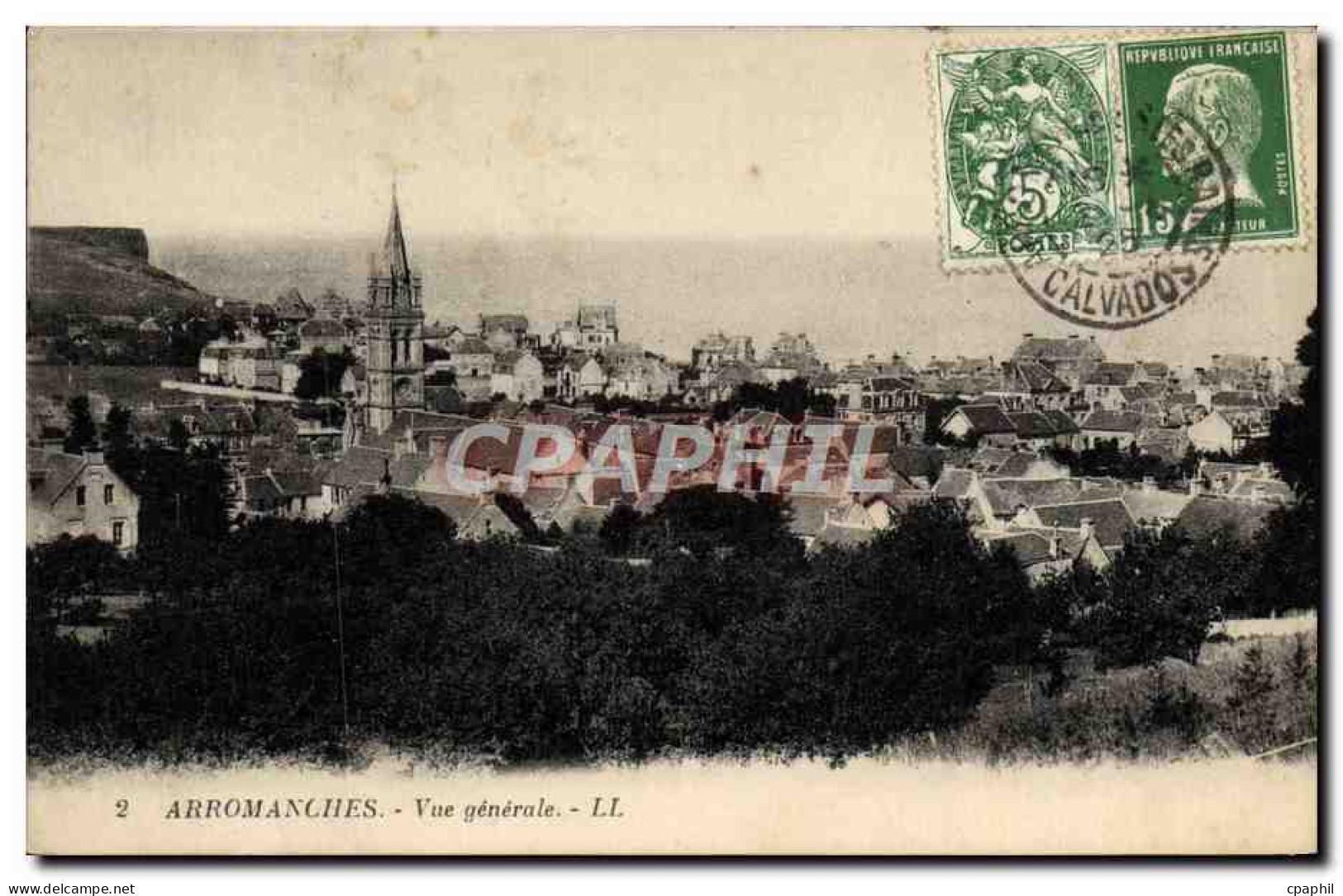 CPA Arromanches Vue Generale