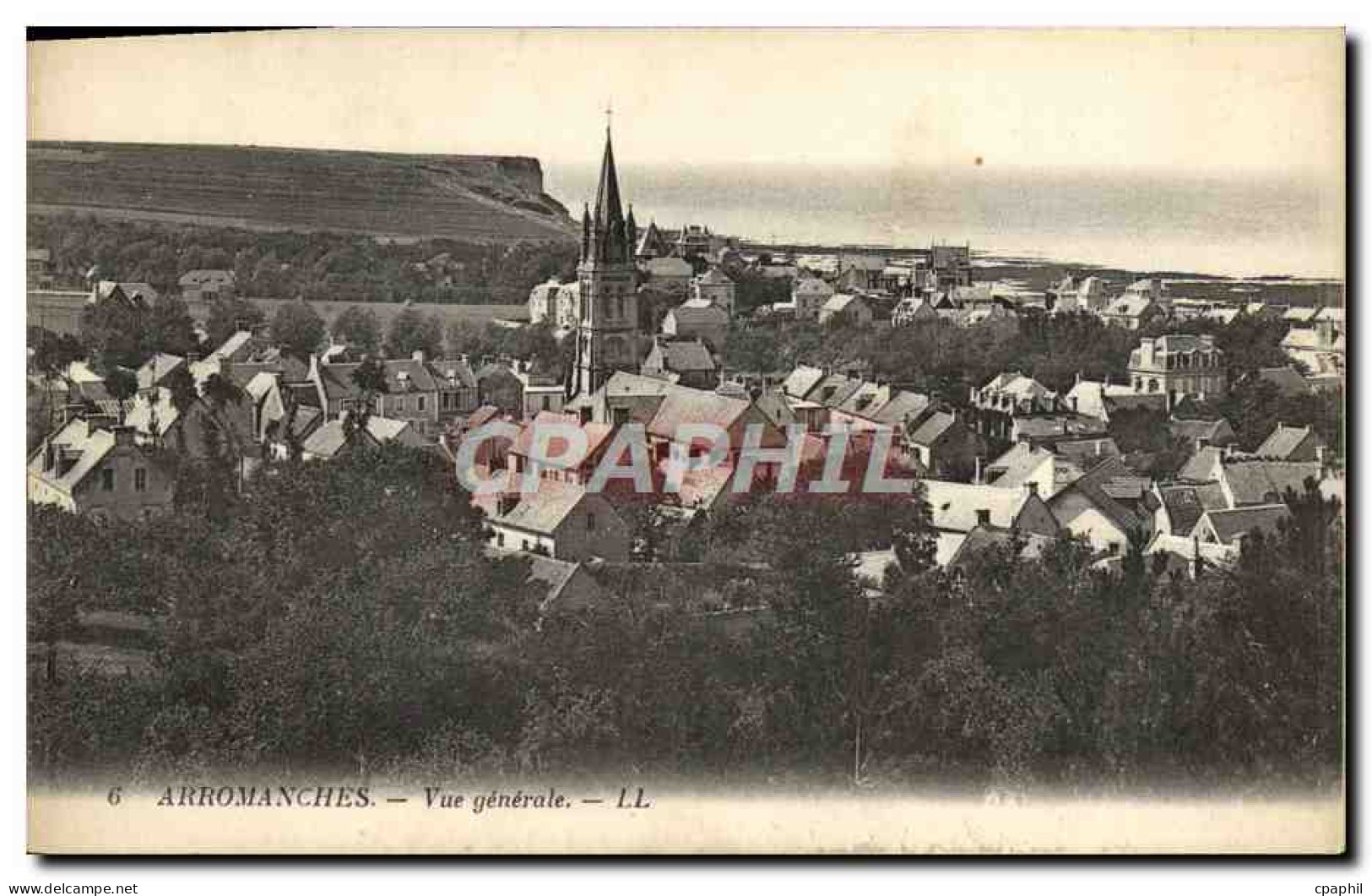CPA Arromanches Vue generale