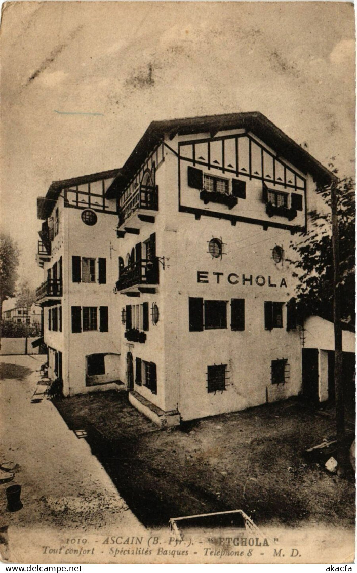 CPA ASCAIN - Etchola (365001)