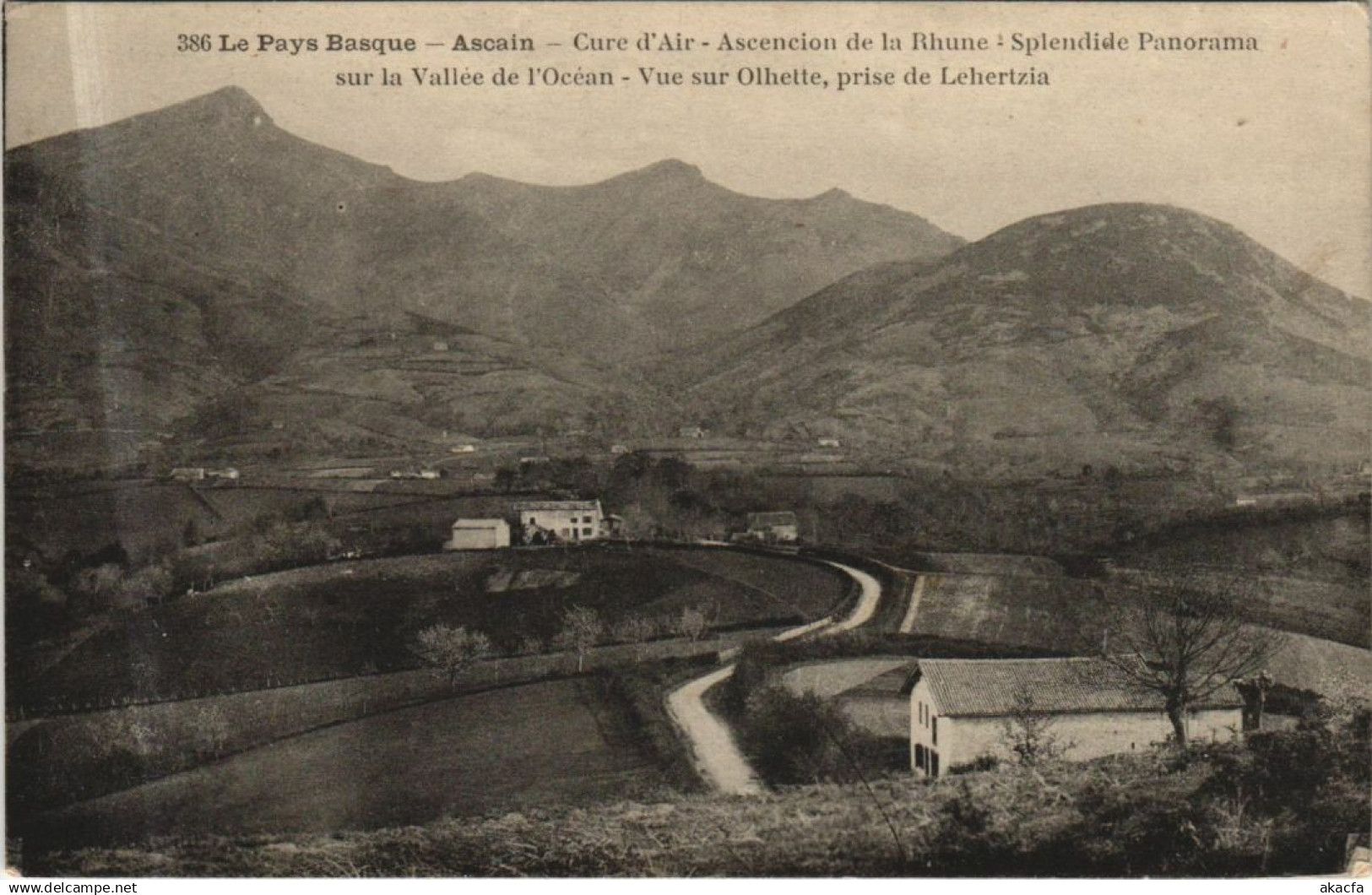 CPA ASCAIN Panorama (1164100)