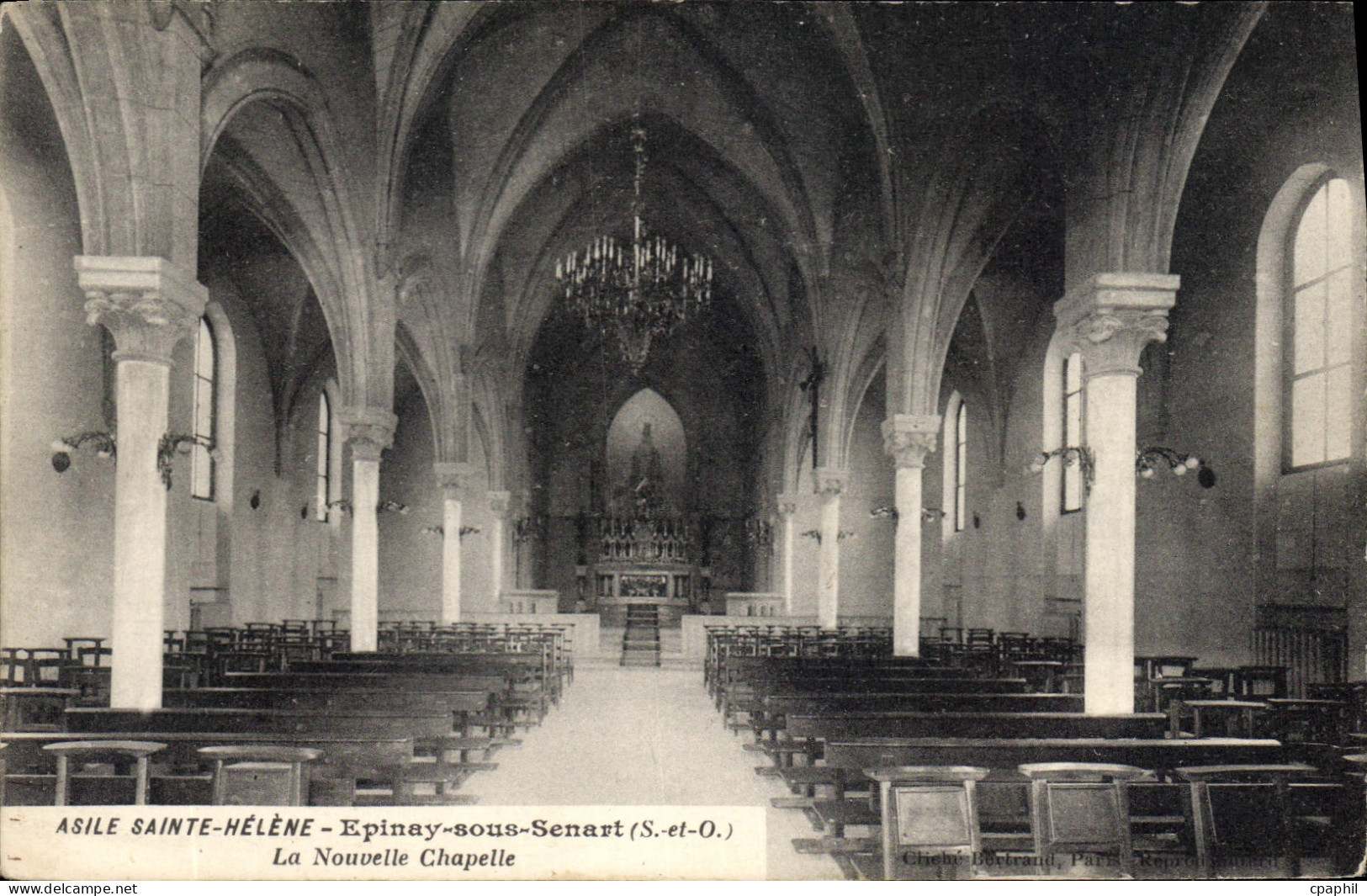 CPA Asile Saint Helene Epinay sous Senart S et O la Nouvelle chapelle