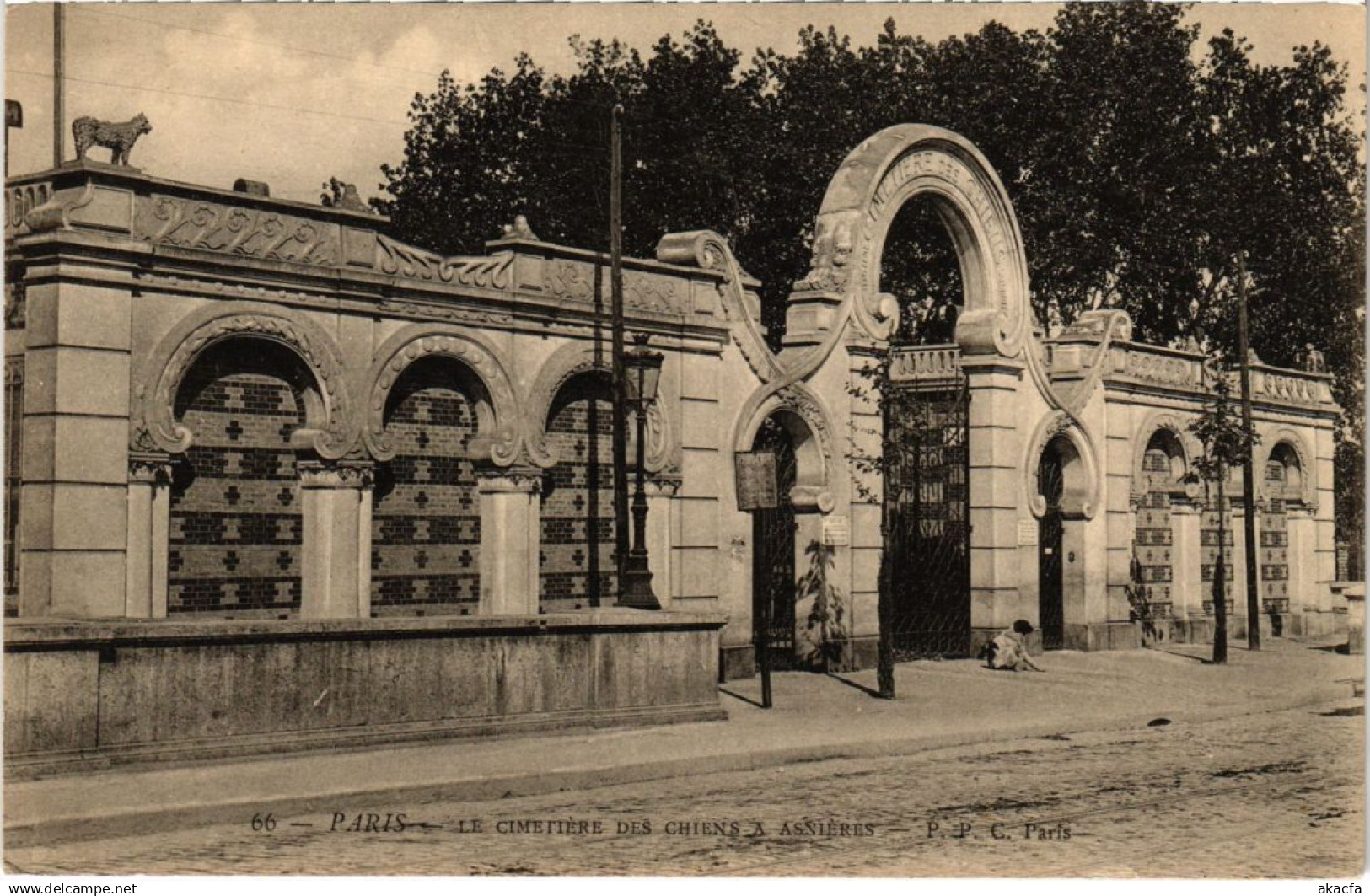 CPA ASNIERES-sur-SEINE PARIS - Le Cimetiere des Chiens a Asnieres (1322473)
