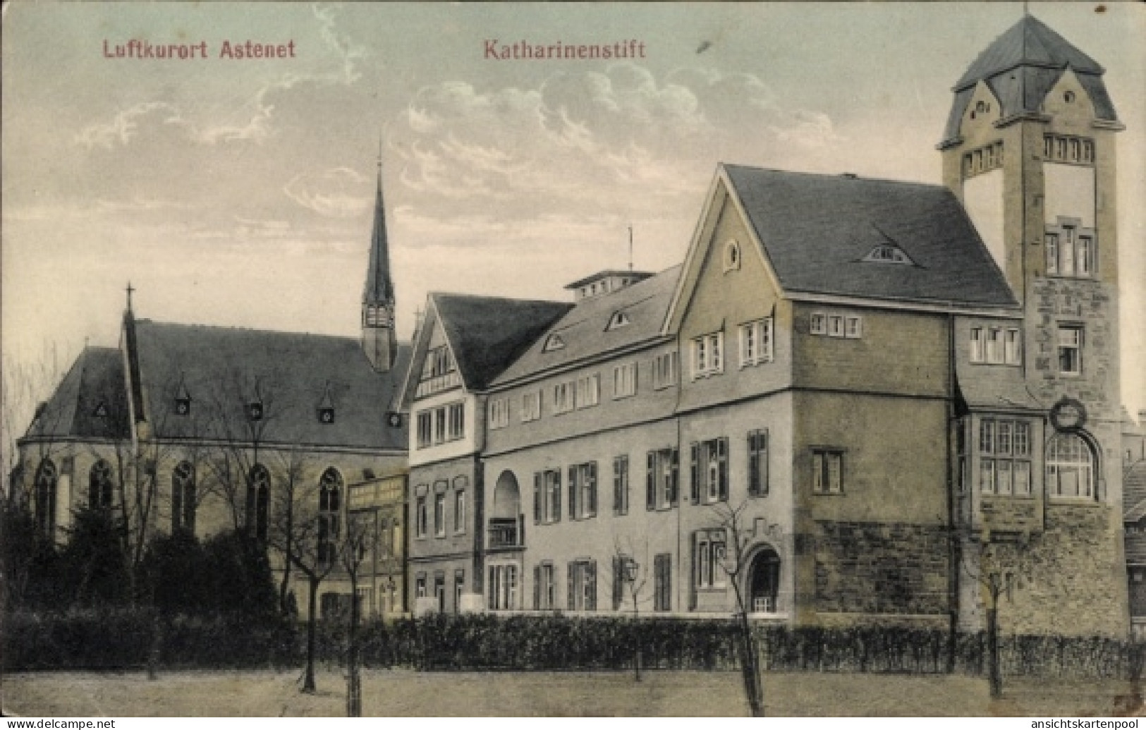 CPA Astenet Lontzen Wallonien Lüttich, Katharinenstift